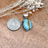 Number 8 Turquoise Pendant