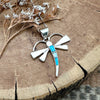 Dragonfly Inlay Pendant