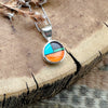 Inlay Round Pendant