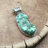 Carico Lake Turquoise Nugget Pendant