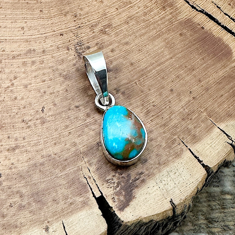 Blue Gem Turquoise Pendants