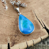 Blue Peruvian Opal Pendant