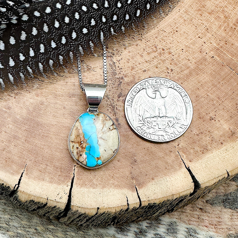 Boulder Turquoise Pendant