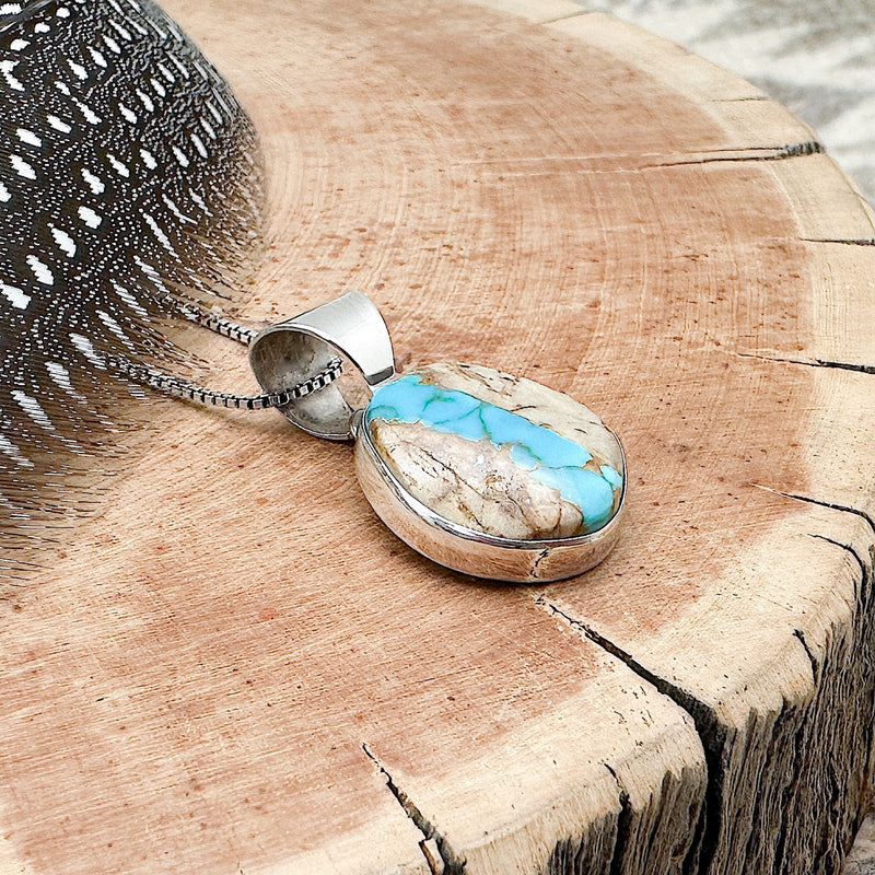 Boulder Turquoise Pendant