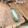Green Crystalline Kyanite Pendant