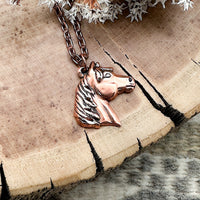 Copper Horse Pendant