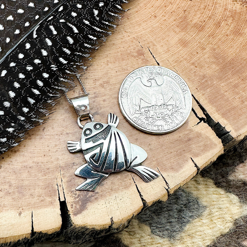 Frog Overlay Pendant