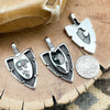 Large Animal Totem Arrowhead Pendants