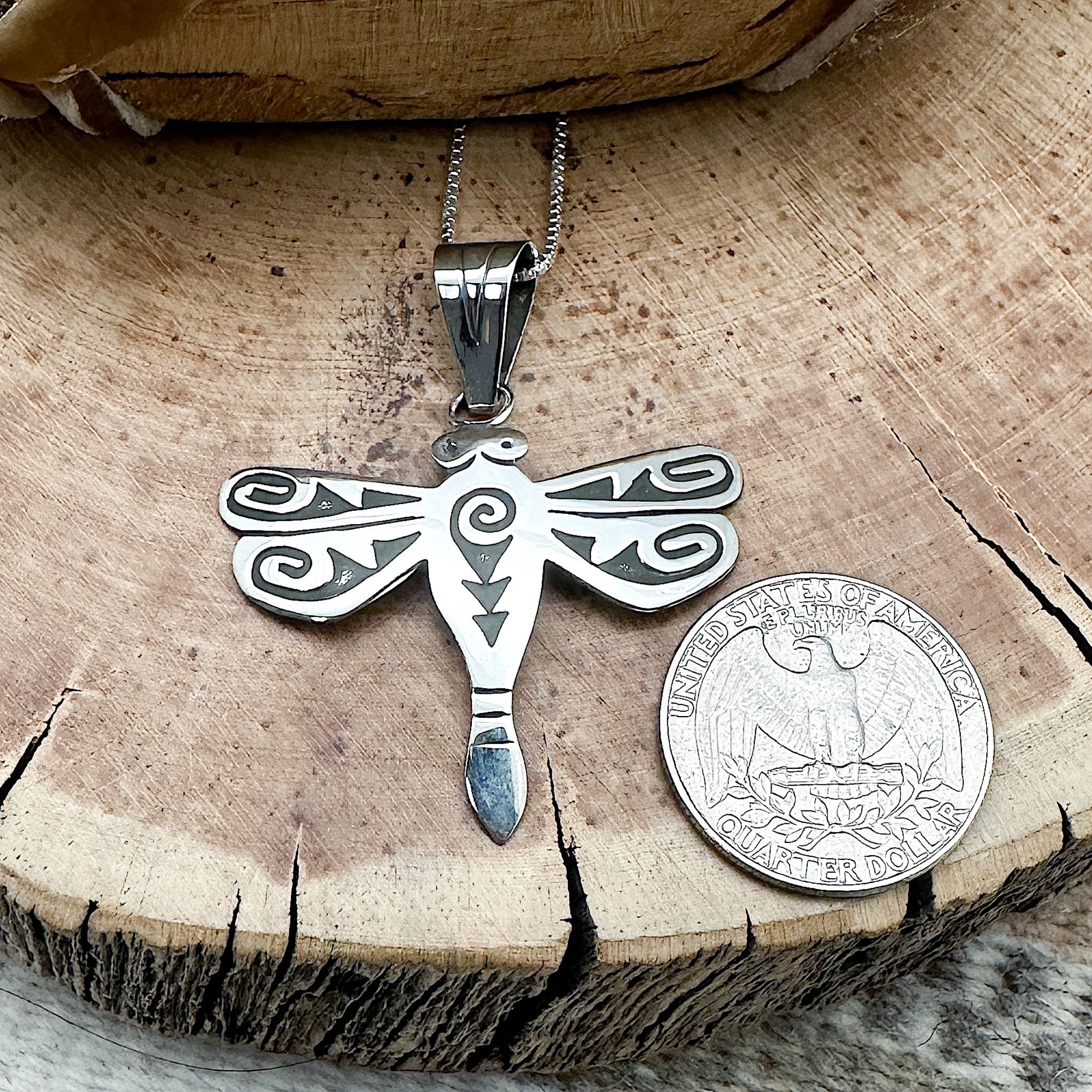 Dragonfly Overlay Pendant