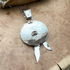 Concho & Feather Pendant