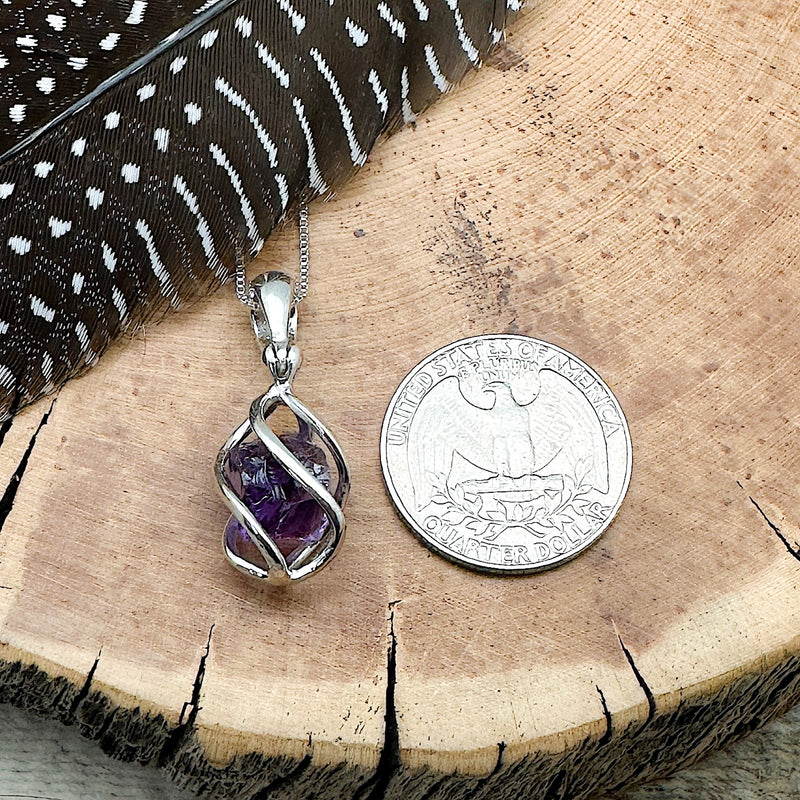 Amethyst Cage Pendant
