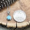 Larimar Filigree Pendant