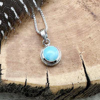 Larimar Filigree Pendant