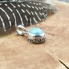 Larimar Filigree Pendant