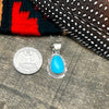Blue Gem Turquoise Pendant