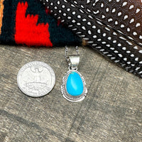Blue Gem Turquoise Pendant