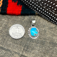 Blue Gem Turquoise Pendant