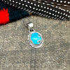 Blue Gem Turquoise Pendant