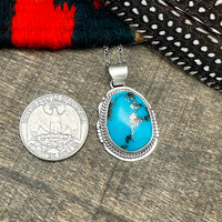 Blue Gem Turquoise Pendant