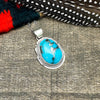 Blue Gem Turquoise Pendant