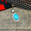 Blue Gem Turquoise Pendant