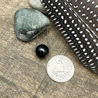 Black Tourmaline Sphere Necklace