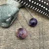 Amethyst & Super Seven Sphere Necklace