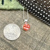 Red Coral Inlay Pendant