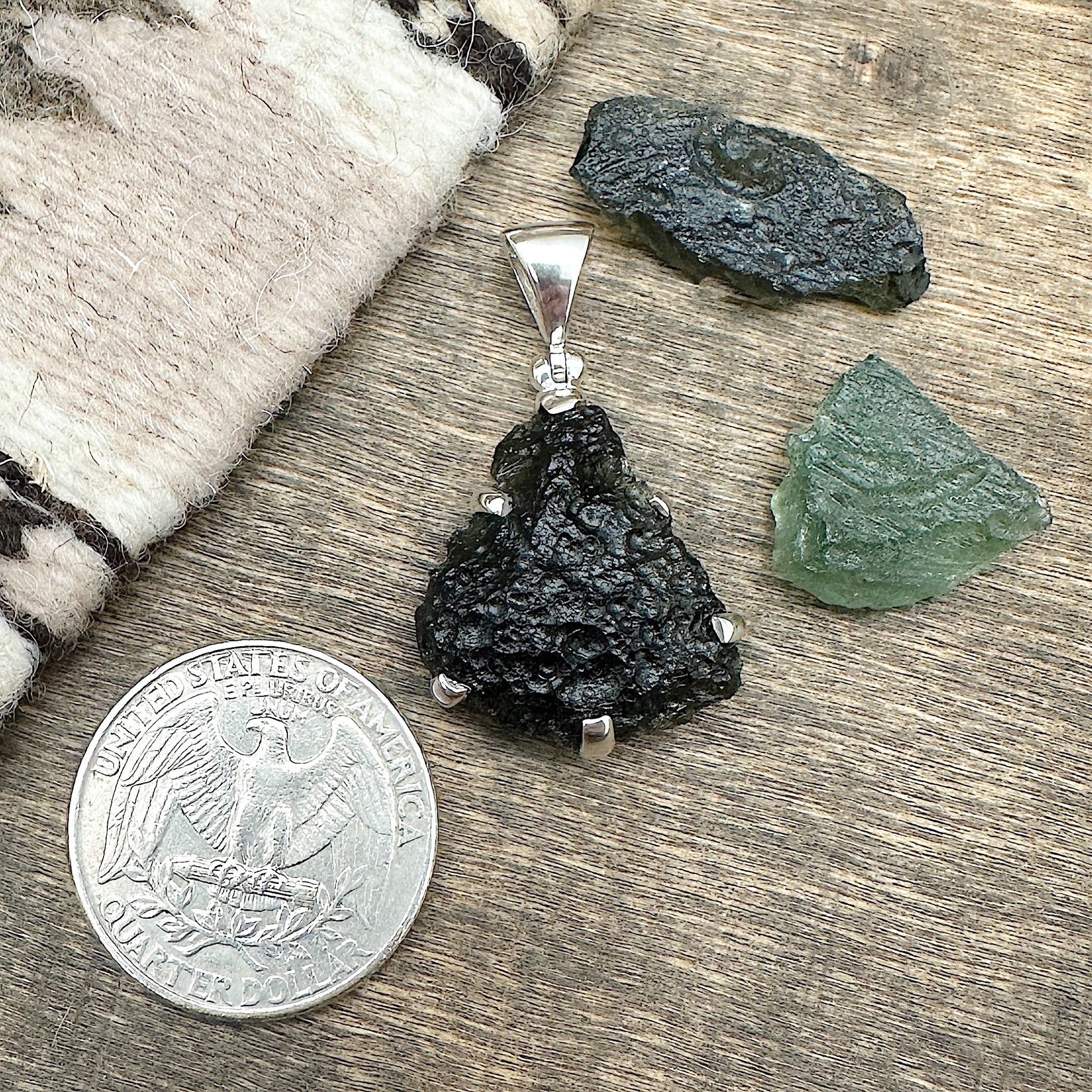 Moldavite Pendant
