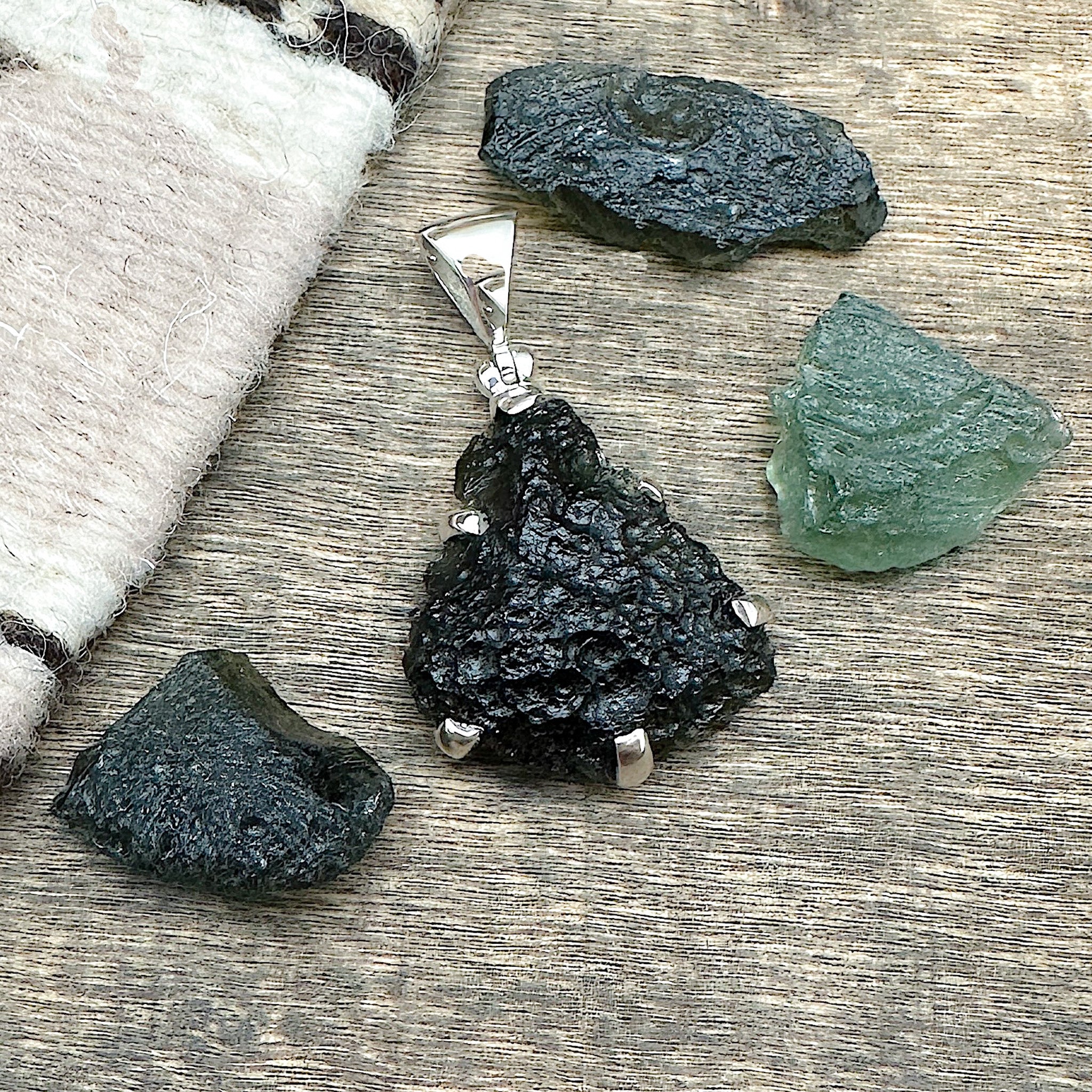 Moldavite Pendant