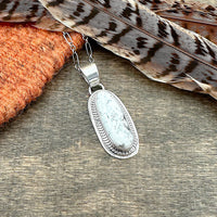 White Buffalo Pendant