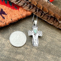 Dry Creek Turquoise Cross Pendant