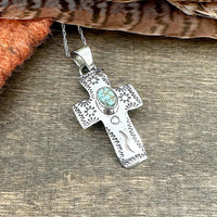 Dry Creek Turquoise Cross Pendant