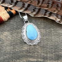 Golden Hills Turquoise Pendant