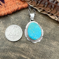 Kingman Turquoise Pendant