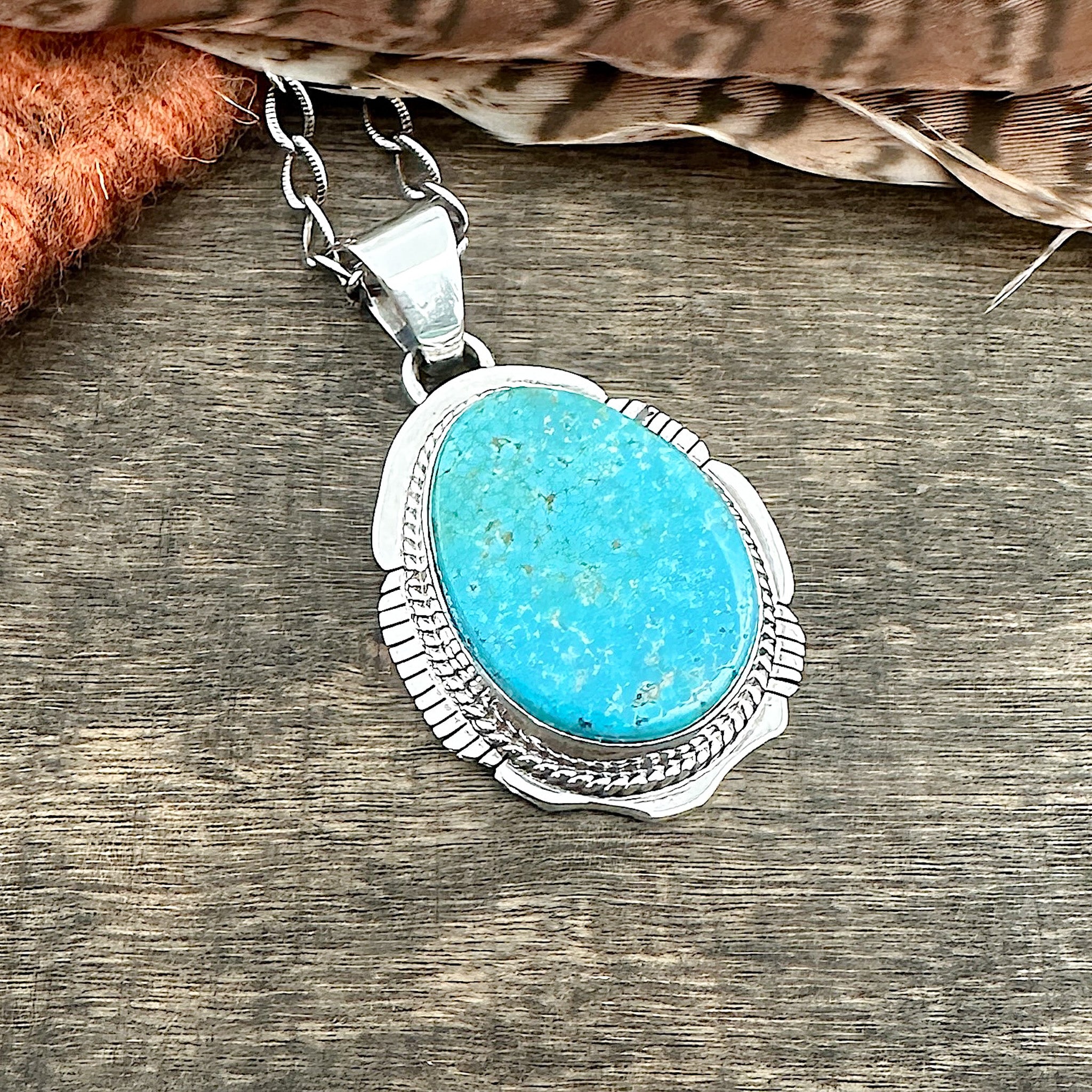 Kingman Turquoise Pendant