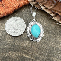 King's Manassa Turquoise Pendant