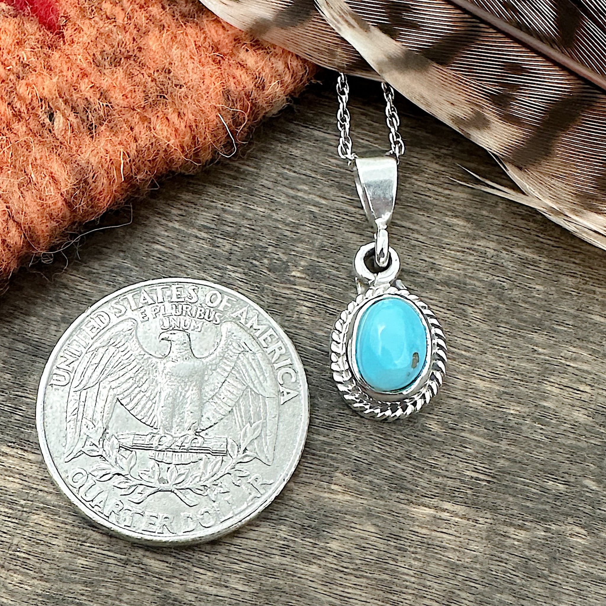 Kingman Turquoise Pendant