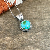 Sonoran Gold Turquoise Pendant