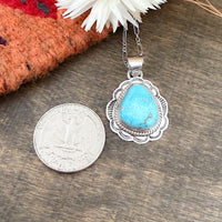 Blue Bird Turquoise Pendant