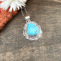 Blue Bird Turquoise Pendant