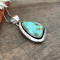 Sonoran Gold Turquoise Pendant