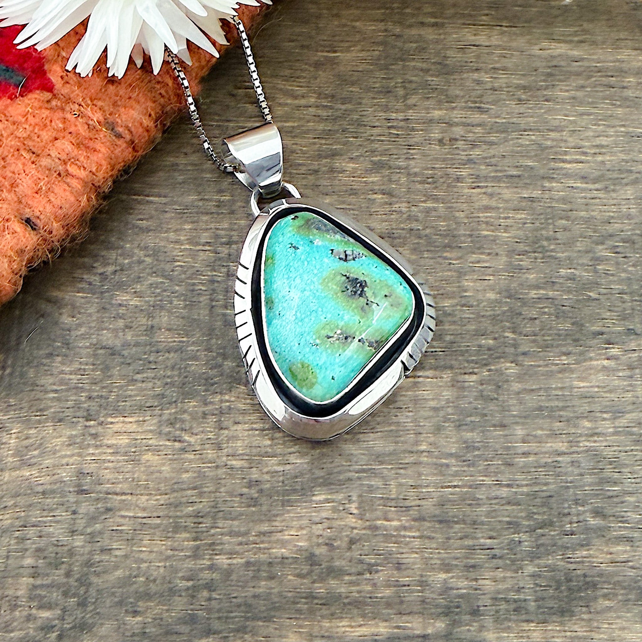Sonoran Gold Turquoise Pendant