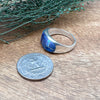 Inlay Lapis Ring Size 11.5