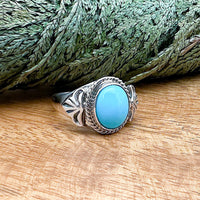 Sleeping Beauty Turquoise Ring Size 8.5