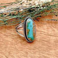 Boulder Turquoise Ring Size 7