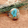 Boulder Turquoise Ring Size 6.5