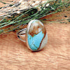 Boulder Turquoise Ring Size 7.5