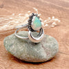 Opal Moon Ring Size 9-1/4 & 5-1/2