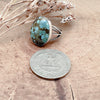 Number 8 Turquoise Ring Size 7.5